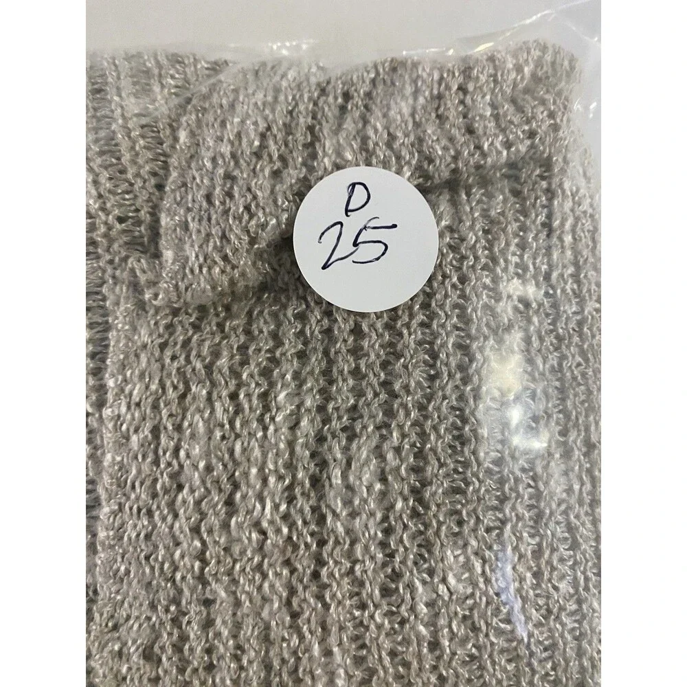 Eileen Fisher L Crochet Long Open Front Cardigan Boho Bohemian Minimalist D25 - Picture 6 of 6